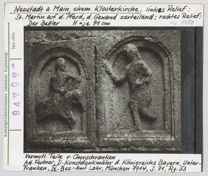 Vorschaubild Neustadt a. Main, ehem. Klosterkiche St. Michael u. St. Gertrudis: St. Martin und der Bettler Diasammlung